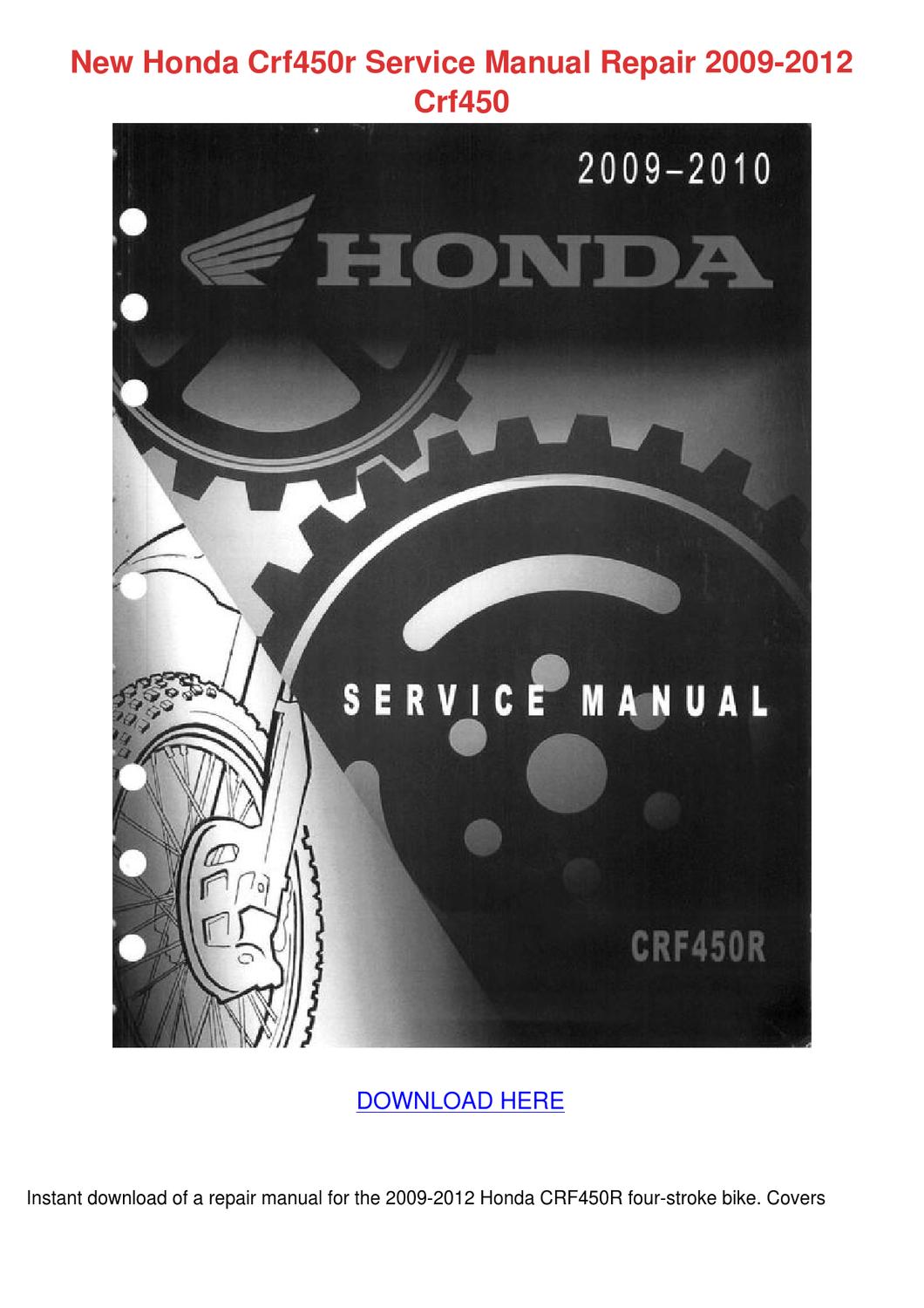 2004 honda crf230f service free download free